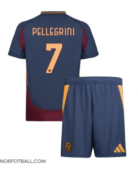 Billige Fotballdrakt AS Roma Lorenzo Pellegrini #7 Replika Tredjedraktsett Barn 2024-25 Kortermet (med bukser)
